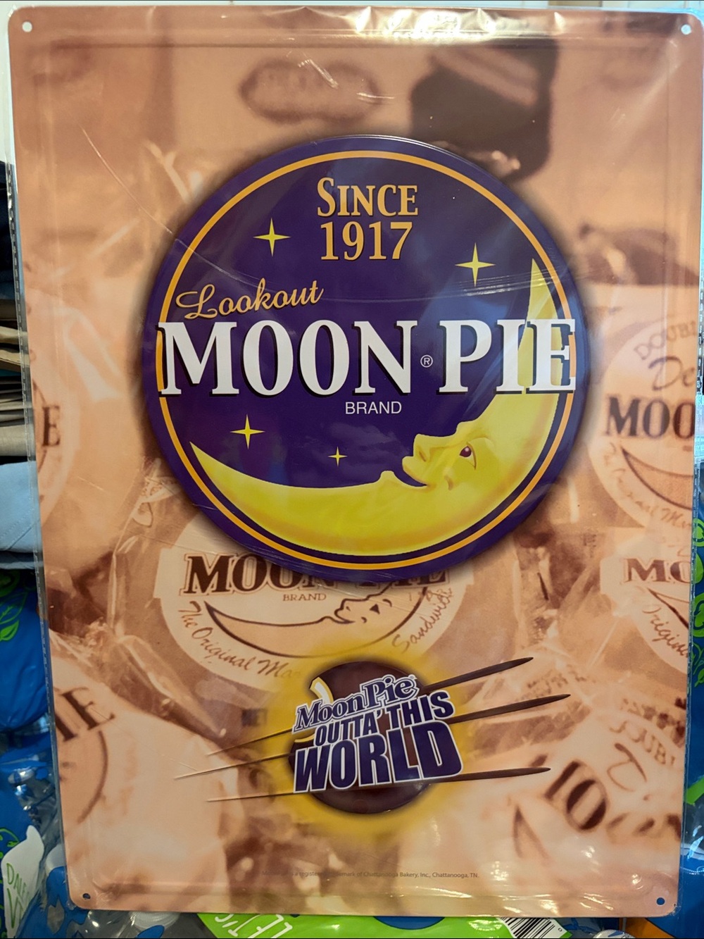 Vintage Logo Tin Metal Sign